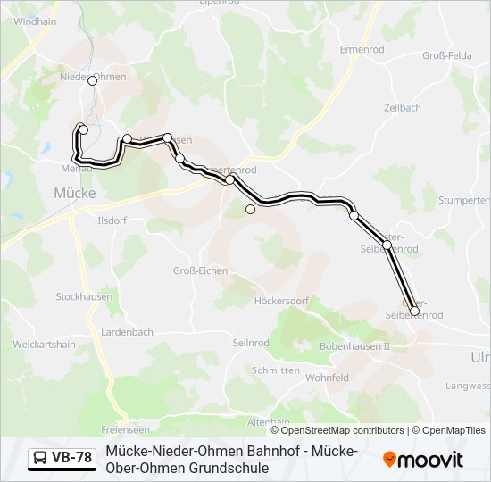 VB-78 Bus Line Map