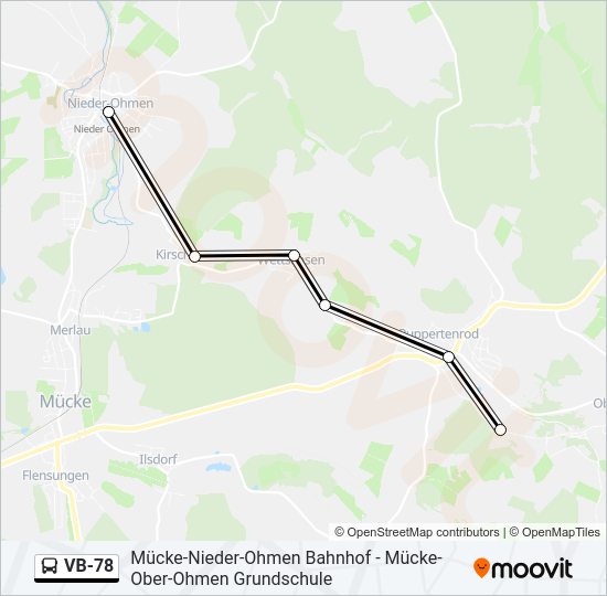 VB-78 Bus Line Map