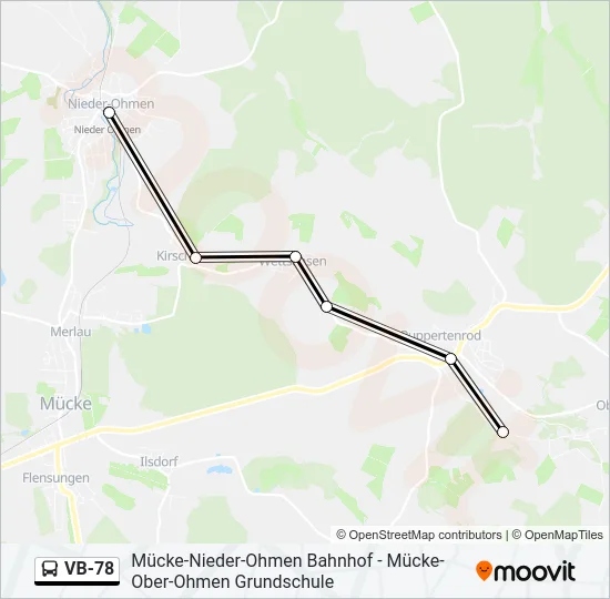 VB-78 Bus Line Map