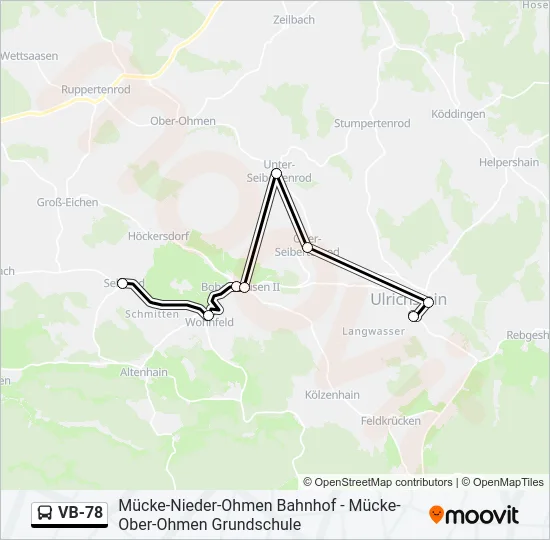 VB-78 Bus Line Map