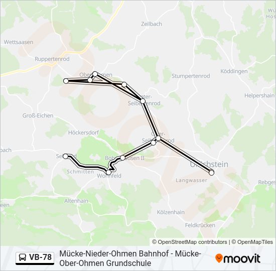 VB-78 Bus Line Map