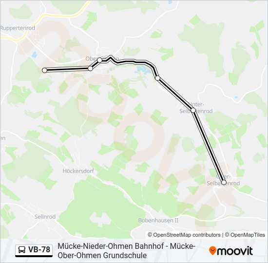 VB-78 Bus Line Map