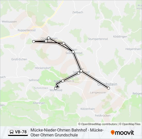 VB-78 Bus Line Map