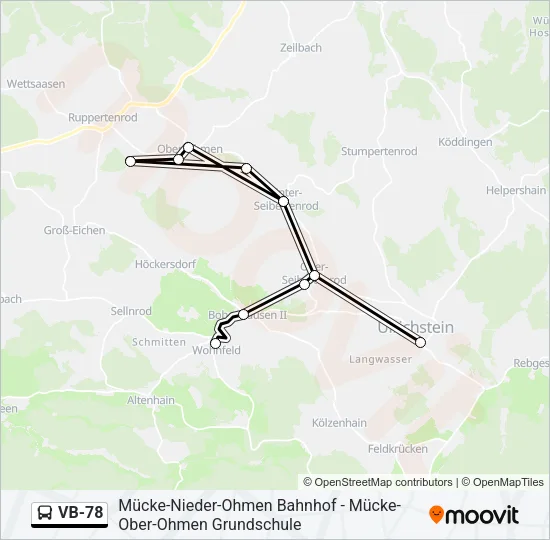 VB-78 Bus Line Map