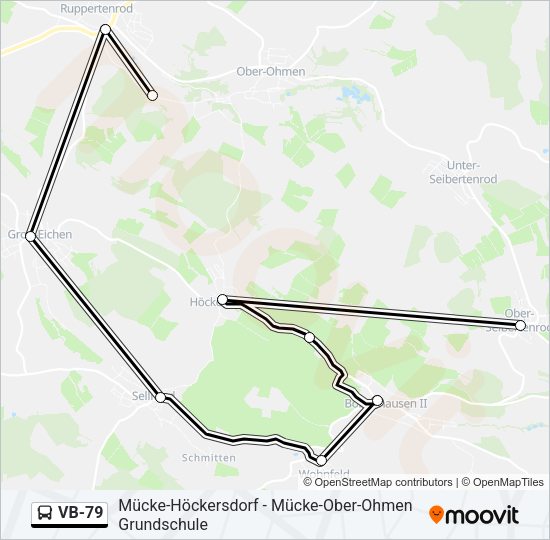 VB-79 Bus Line Map