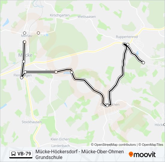 VB-79 Bus Line Map
