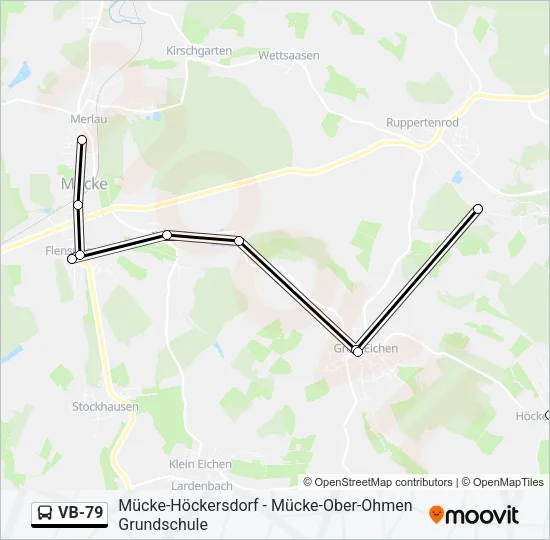 VB-79 Bus Line Map