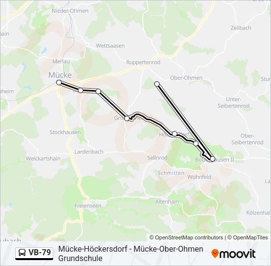 VB-79 Bus Line Map