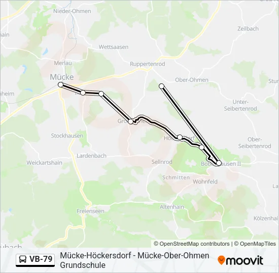 VB-79 Bus Line Map