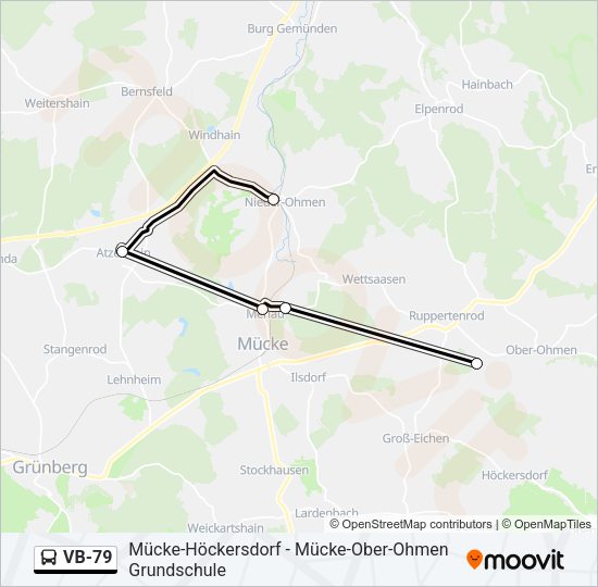 VB-79 Bus Line Map