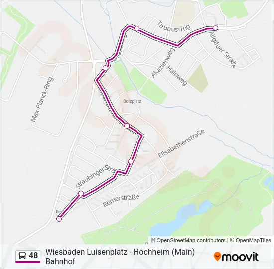 48 Bus Line Map