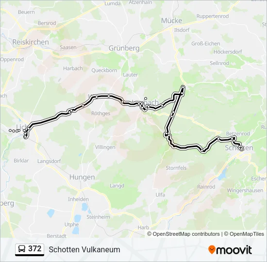 372 Bus Line Map
