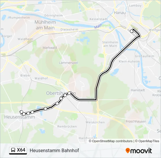 X64 Bus Line Map