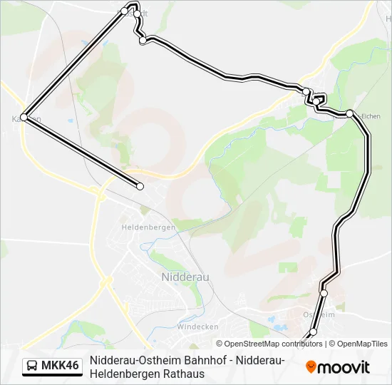 MKK46 Bus Line Map