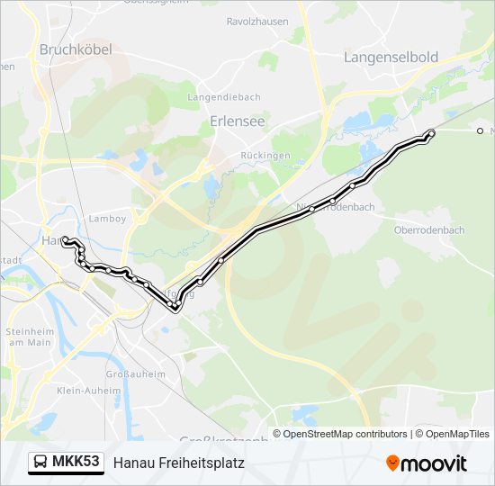 MKK53 Bus Line Map