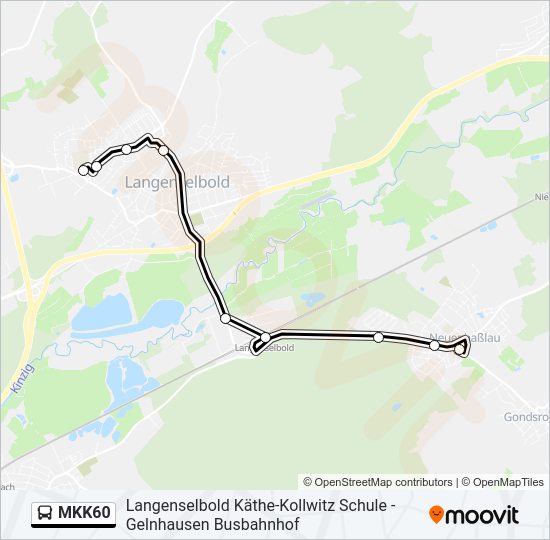 MKK60 Bus Line Map