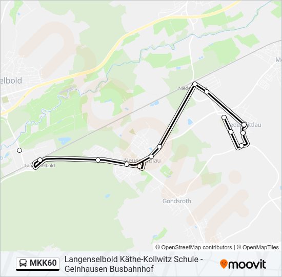 MKK60 Bus Line Map