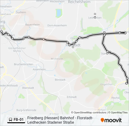 FB-01 Bus Line Map