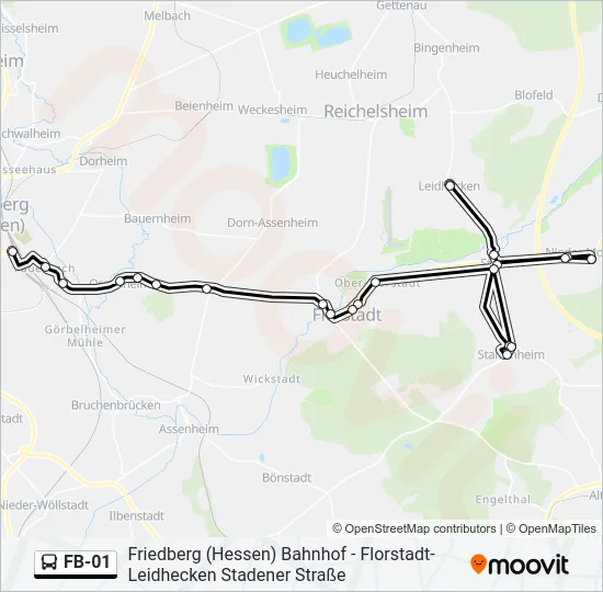 FB-01 Bus Line Map