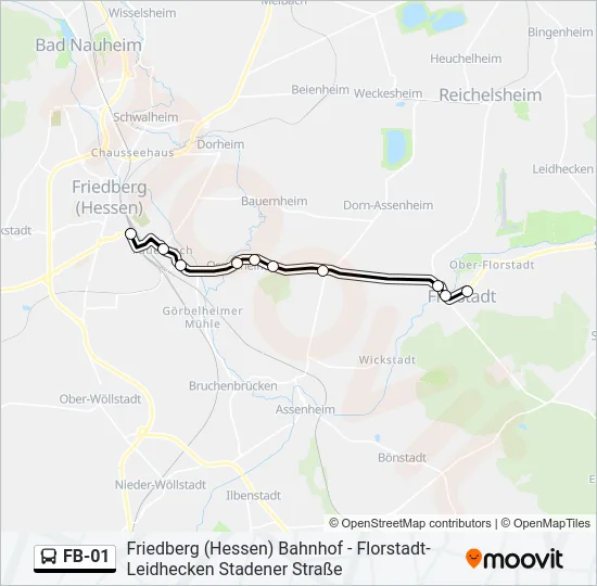 FB-01 Bus Line Map