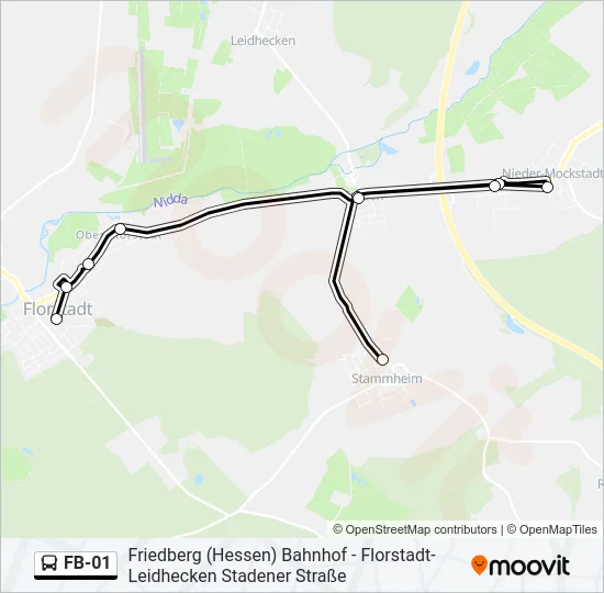 FB-01 Bus Line Map