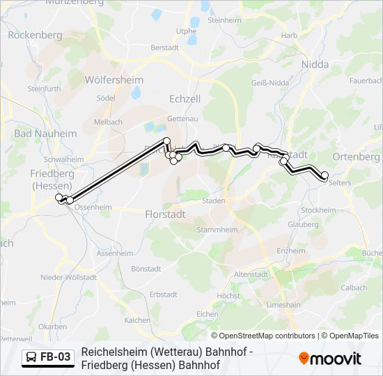 FB-03 Bus Line Map