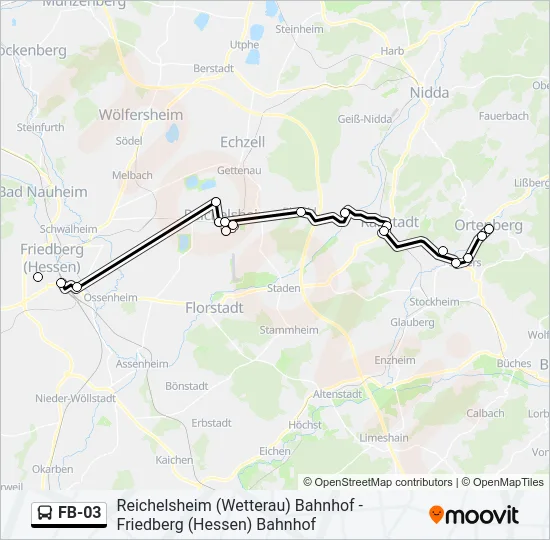 FB-03 Bus Line Map