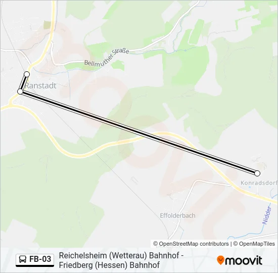 FB-03 Bus Line Map