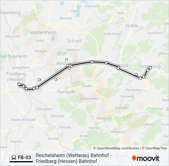 FB-03 Bus Line Map