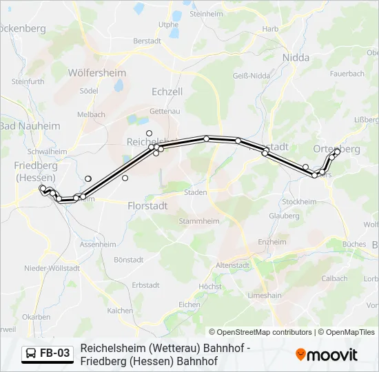 FB-03 Bus Line Map