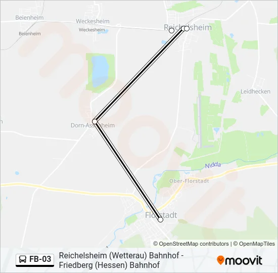 FB-03 Bus Line Map