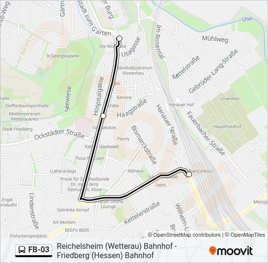 FB-03 Bus Line Map