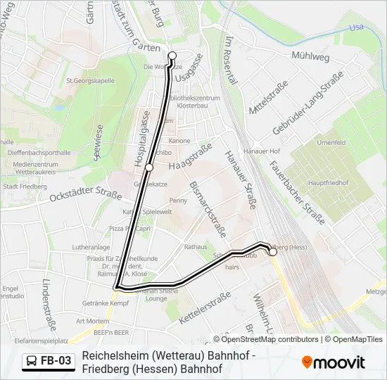 FB-03 Bus Line Map