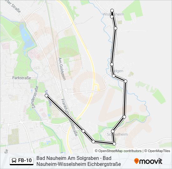 FB-10 Bus Line Map