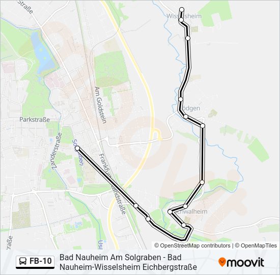 FB-10 Bus Line Map