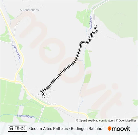 FB-23 Bus Line Map