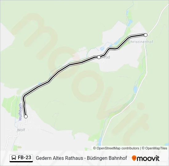 FB-23 Bus Line Map