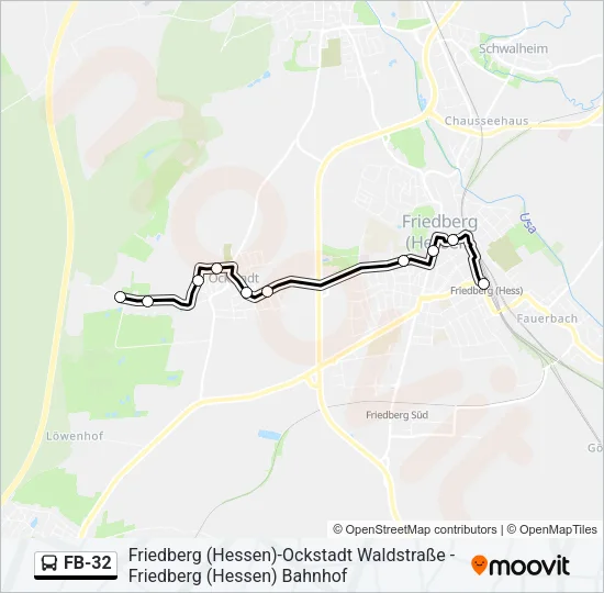 FB-32 Bus Line Map