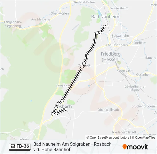 FB-36 Bus Line Map
