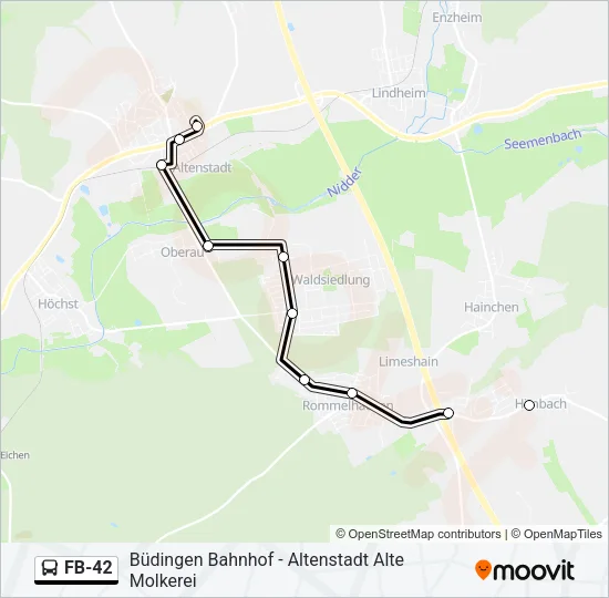 FB-42 Bus Line Map