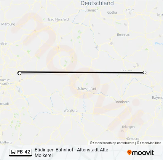 FB-42 Bus Line Map