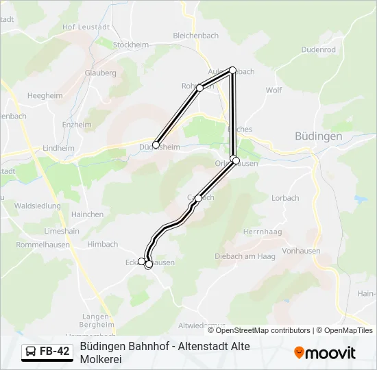 FB-42 Bus Line Map