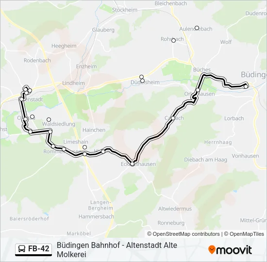 FB-42 Bus Line Map