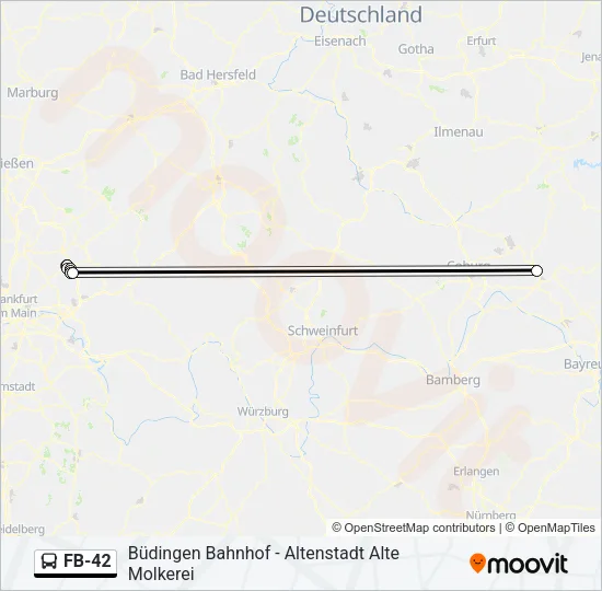 FB-42 Bus Line Map