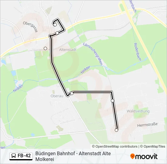 FB-42 Bus Line Map