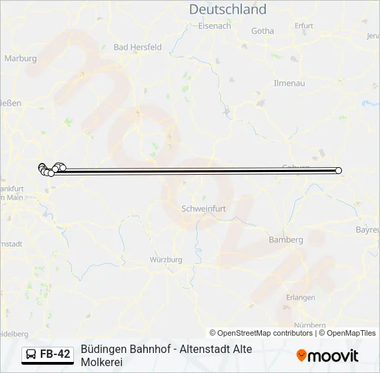 FB-42 Bus Line Map