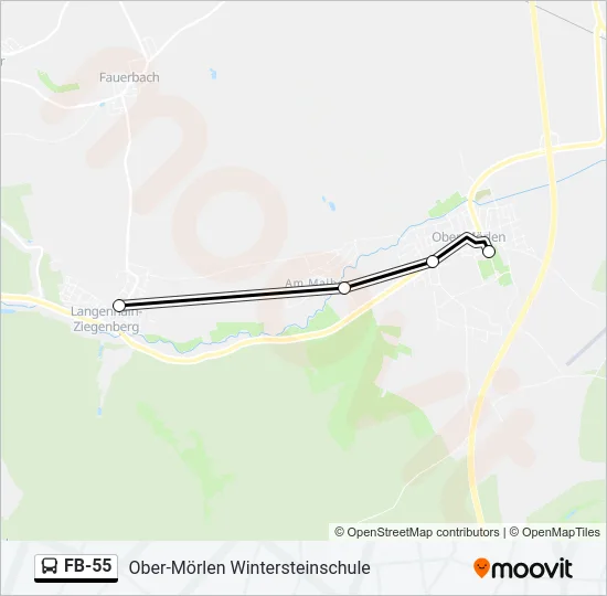 FB-55 Bus Line Map
