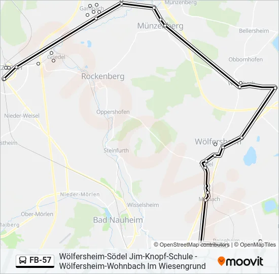 FB-57 Bus Line Map