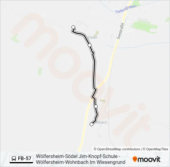 FB-57 Bus Line Map