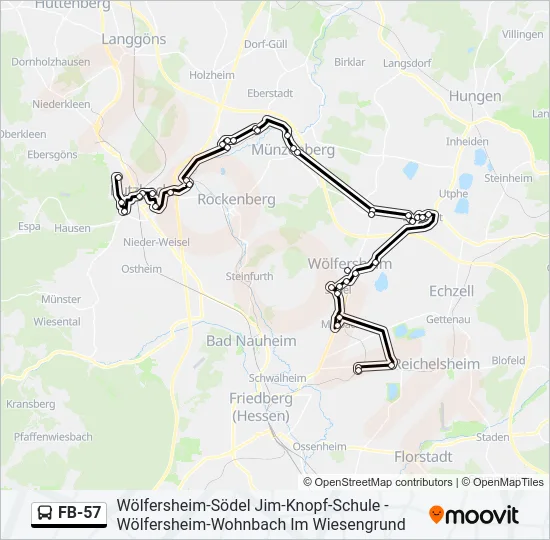 FB-57 Bus Line Map